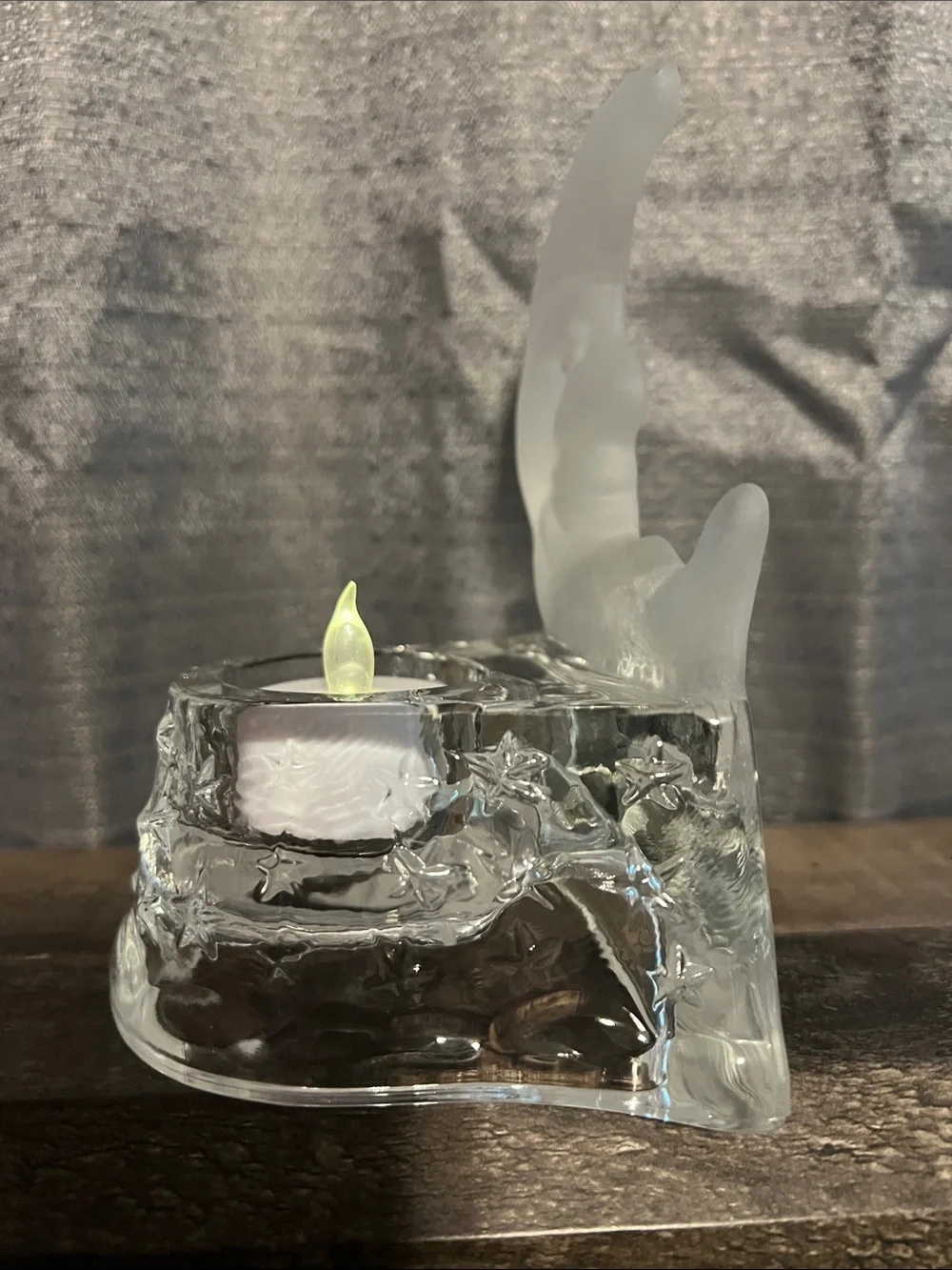 Vintage Partylite Moon and Stars Tealight Holder